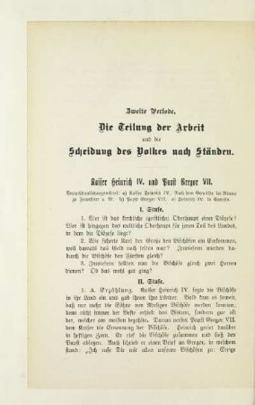 Kaiser Heinrich IV. und Papst Gregor VII.