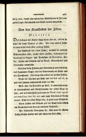 Von den Krankheiten der Zähne