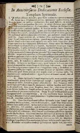 In Anniversario Dedicationis Ecclesiæ.