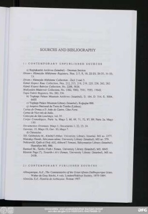 Sources And Bibliography