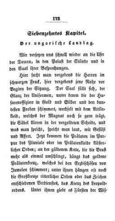 Siebenzehntes Kapitel. Der ungarische Landtag.