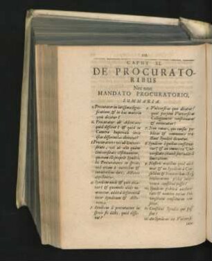 Caput XI. De Procuratoribus.