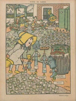 Scène de jardin