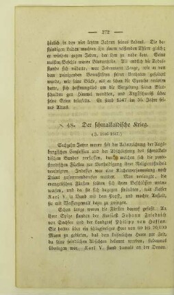 48. Der schmalkaldische Krieg