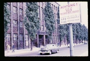 Funkhaus Masurenallee 1.7.56.
