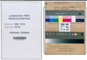 Entnazifizierung Wilhelm Hofmann , geb. 21.01.1903 (Schriftsteller)