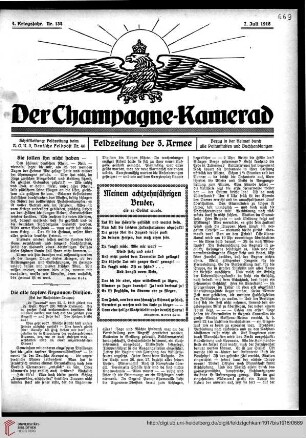 Hefte 134-137, Juli 1918