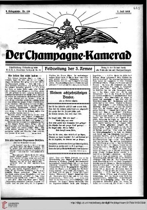 Hefte 134-137, Juli 1918