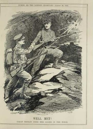 Well met! Great Britain joins her allies in the field