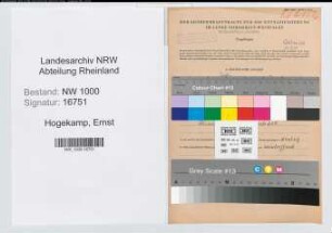 Entnazifizierung Ernst Hogekamp, geb. 17.09.1922 (Beamter)