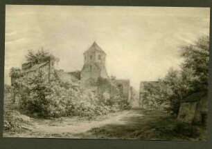 Klosterruine. Zeichnung von Gayer, 12.9.1843