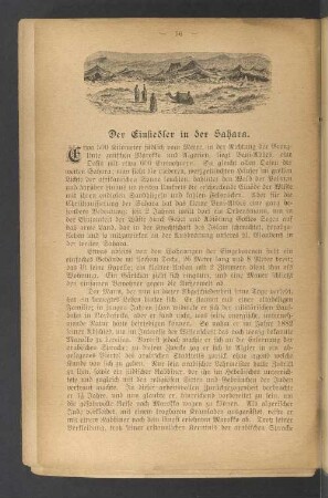 Der einsiedler in der Sahara
