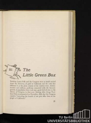 III. The Little Green Box
