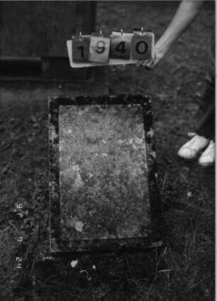 Grabstein 1940 [Hahn S. 160 Grab-Nr. 2834]