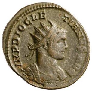 Münze, Antoninian, 292 n. Chr.