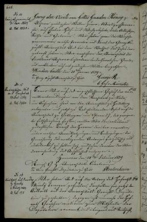 Dispensierung des Professors Himly von der Universitätsgerichtsdeputation und Aufnahme des Professors Goeschen.