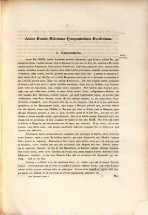 Acta Tomiciana : epistole, legationes, responsa, actiones, res geste Sigismundi I Regis Poloniae. 2. 1512/13 (1852)
