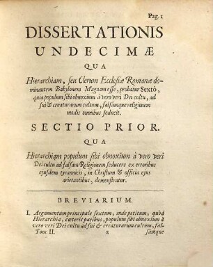 In divi Iohannis theologi Apocalypseos prophetiam de Babylone magna diatribae, 2