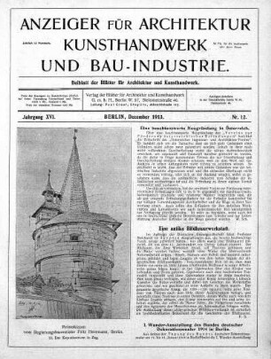 Nr. 12, Dezember 1913