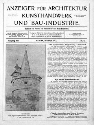 Nr. 12, Dezember 1913