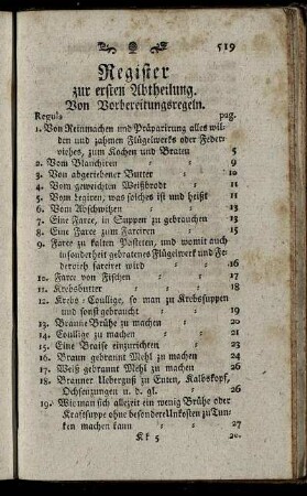 Register zur ersten Abtheilung. - Register zur zehnten Abtheilung.