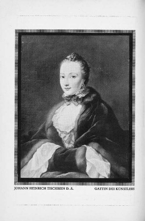 Gattin des Künstlers.