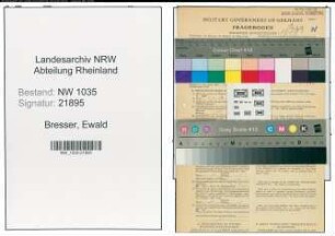 Entnazifizierung Ewald Bresser , geb. 06.01.1907 (Steiger)