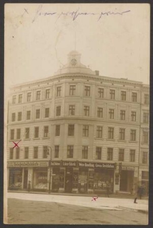Ansichtskarte Wohn- und Geschäftshaus, Oranienstraße 198