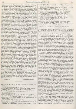916-917 [Rezension] Canivet, Pierre, Histoire d'une entreprise apologétique au V. siècle