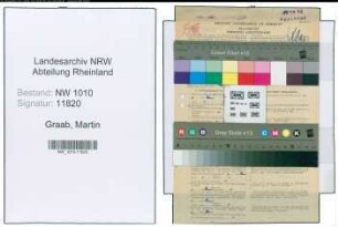 Entnazifizierung Martin Graab , geb. 26.11.1899 (Angestellter)