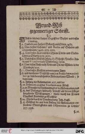 Grund = Riß gegenwertiger Schrifft