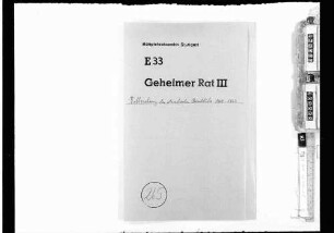 Vollziehung der ständischen Beschlüsse