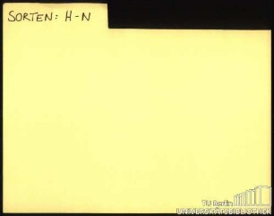 PFLAUME: Sorten H-N