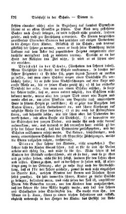 Dienen, (der Lehrer den Kindern, nicht umgekehrt)