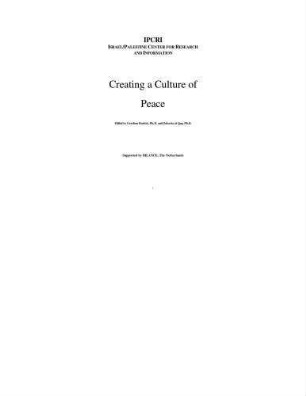 Creating a culture of peace