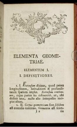Elementa Geometriae.