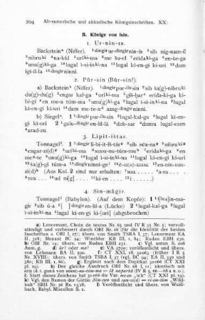 204/205, 3. Lipit-ištar