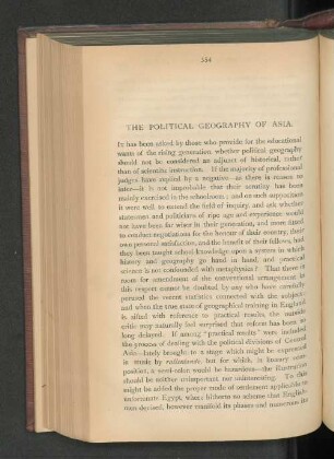 The Political Geography of Asia.