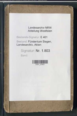 Angelegenheiten des Bergwerks bei Müsen