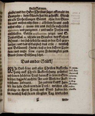 Das ander Stükk