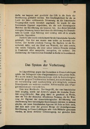 19-31, III. Das System der Verhetzung