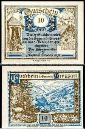 Großarl, Salzburg 10 Heller