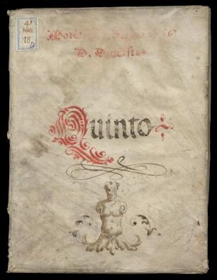 Geistliche Vokalmusik. Quinto : 16. Jh.