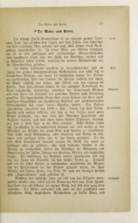 Die Meder und Perser