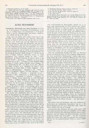 583-584 [Rezension] Theologisches Wörterbuch zum Alten Testament