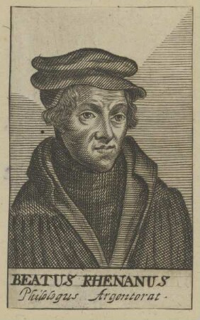 Bildnis des Beatus Rhenanus