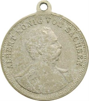 König Albert - Fahnenweihe des Militärvereins Coswig und Umgebung