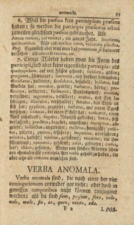 Verba Anomalia