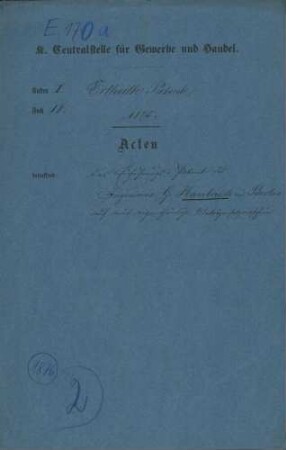 Patent des Ingenieurs G. Hambruch in Berlin auf eine eigentümliche Matrizensetzmaschine