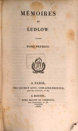 Mémoires de Ludlow, 1
